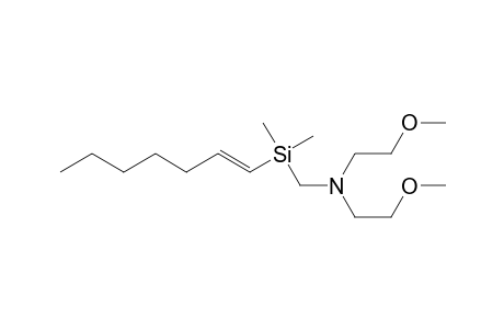 Ethanamine, N-[(1-heptenyldimethylsilyl)methyl]-2-methoxy-N-(2-methoxyethyl)-, (E)-