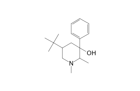 5-tert-Butyl-1,2-dimethyl-3-phenyl-3-piperidinol