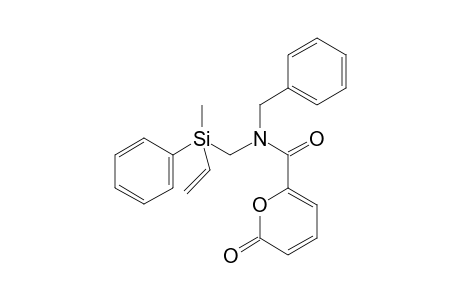 6-[4'-Phenyl-4'-methyl-2'-benzyl-4'-sila-2'-aza-5'-hexenyl]-2H-pyran-2-one