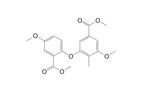 Methyl 5-(4-methoxy-2-methoxy carbonyl phenoxy)-3-methoxy-4-methyl benzoic acid
