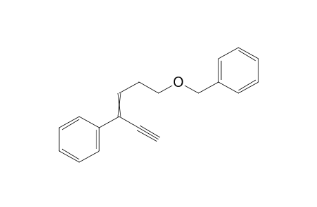 6-Benzyloxy-3-phenylhex-3-en-1-yne