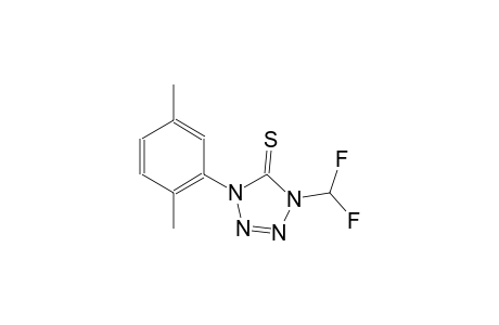 1-(difluoromethyl)-4-(2,5-dimethylphenyl)-1,4-dihydro-5H-tetraazole-5-thione