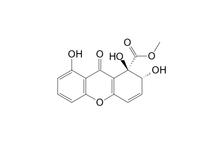 (1R,2R)-1,2,8-trihydroxy-9-keto-2H-xanthene-1-carboxylic acid methyl ester