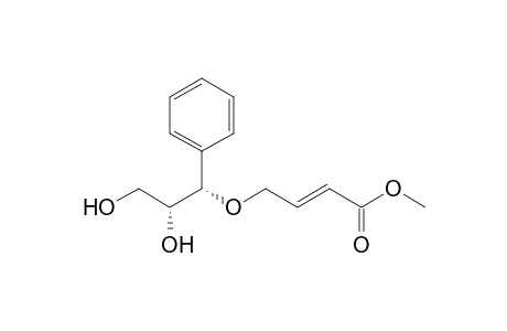 (2E,6S,7R)-7,8-Dihydroxy-5-oxa-6-phenyl-2-octenoic acid methyl ester