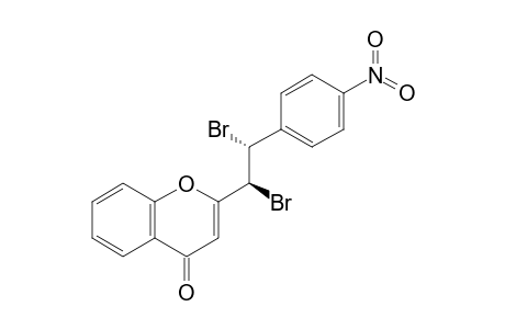 2-[(1S,2R)-1,2-bis(bromanyl)-2-(4-nitrophenyl)ethyl]chromen-4-one