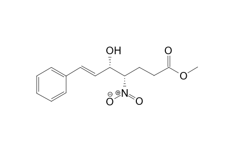 (E)-Methyl 5-hydroxy-4-nitro-7-phenylhept-6-enoate