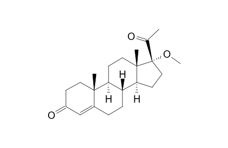 (8R,9S,10R,13S,14S,17R)-17-acetyl-17-methoxy-10,13-dimethyl-2,6,7,8,9,11,12,14,15,16-decahydro-1H-cyclopenta[a]phenanthren-3-one