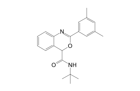 N-(tert-Butyl)-2-(3,5-dimethylphenyl)-4H-3,1-benzoxazine-4-carboxamide