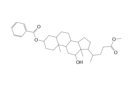 cholan-24-oic acid, 3-(benzoyloxy)-12-hydroxy-, methyl ester, (3alpha,12alpha)-
