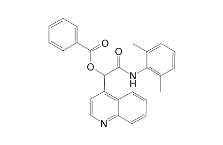 2-[(2,6-Dimethylphenyl)amino]-2-oxo-1-(quinolin-4-yl)ethyl Benzoate