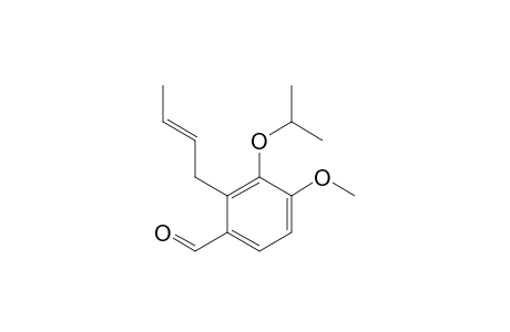 2-[(E)-but-2-enyl]-3-isopropoxy-4-methoxy-benzaldehyde