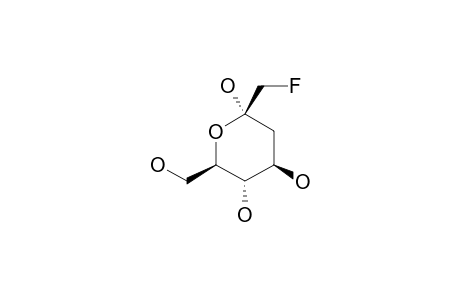 1,3-DIDEOXY-1-FLUORO-ALPHA-D-GLYCERO-D-XYLO-HEPT-2-ULOPYRANOSIDE
