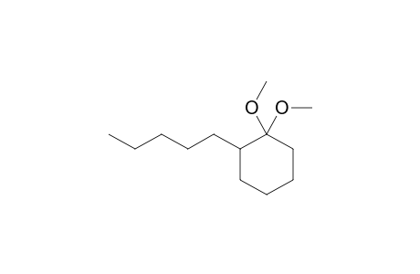 Cyclohexane, 1,1-dimethoxy-2-pentyl-