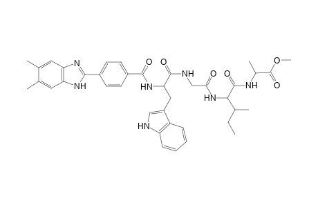 4-(5,6-dimethyl-1H-benzo[d]imidazol-2-yl)-benzoyl Tyr-Gly-Iie-Ala dev
