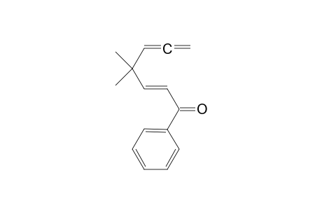 4,4-Dimethyl-1-phenyl-2,5,6-heptatrienone
