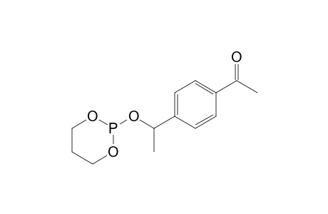 1-[4-[1-(1,3,2-dioxaphosphinan-2-yloxy)ethyl]phenyl]ethanone
