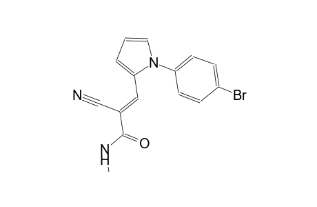 (2E)-3-[1-(4-bromophenyl)-1H-pyrrol-2-yl]-2-cyano-N-methyl-2-propenamide