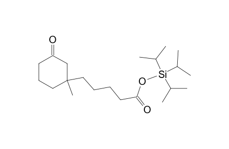 3-(4-[Triisopropylsilyl]oxycarbonyl)butyl-3-methylcyclohexan-1-one