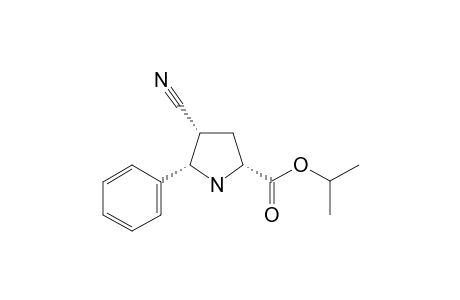 (2R,4R,5S)-4-cyano-5-phenyl-pyrrolidine-2-carboxylic acid isopropyl ester