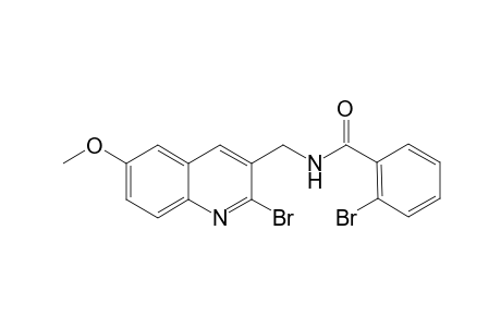 2-Bromo-N-((2-bromo-6-methoxyquinolin-3-yl)methyl)benzamide