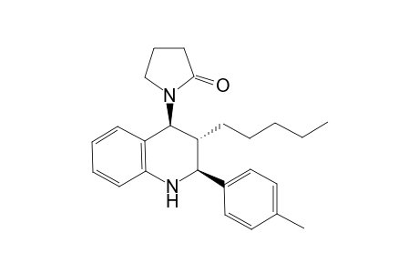1-((2S,3R,4S)-3-Pentyl-2-p-tolyl-1,2,3,4-tetrahydro-quinolin-4-yl)-pyrrolidin-2-one
