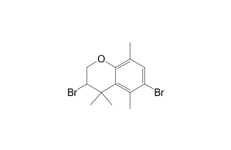 3,6-Dibromo-4,4,5,8-tetramethyl-3,4-dihydro-2H-1-benzopyran