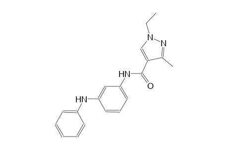 N-(3-anilinophenyl)-1-ethyl-3-methyl-1H-pyrazole-4-carboxamide