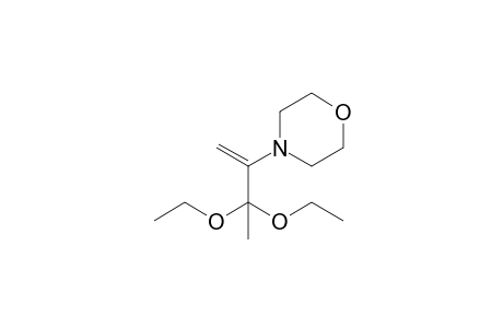 4-(2,2-diethoxy-1-methylene-propyl)morpholine