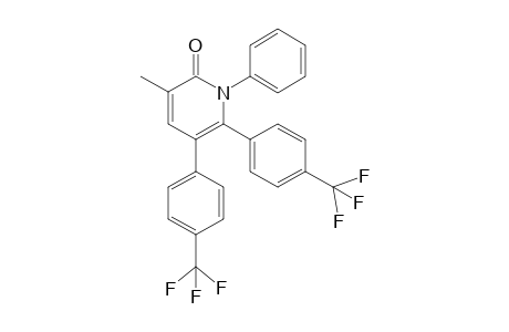 3-Methyl-1-phenyl-5,6-bis{4-(trifluoromethyl)phenyl}pyridin-2(1H)-one