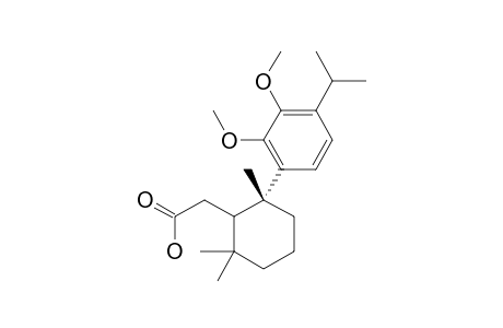 2-(2,3-DIMETHOXY-4-ISOPROPYL-PHENYL)-2,6,6-TRIMETHYL-CYCLOHEXYL-ETHANOIC-ACID