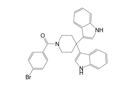 1H-indole, 3-[1-(4-bromobenzoyl)-4-(1H-indol-3-yl)-4-piperidinyl]-