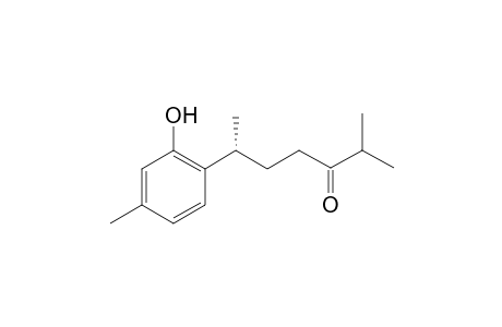 (+)-R-1-hydroxy-1,3,5-bisabolatrien-10-one