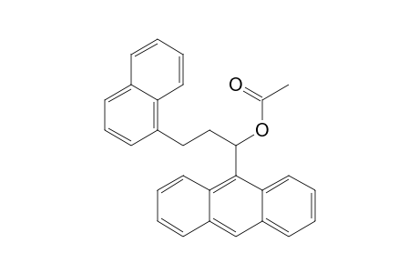 (1-anthracen-9-yl-3-naphthalen-1-yl-propyl) ethanoate