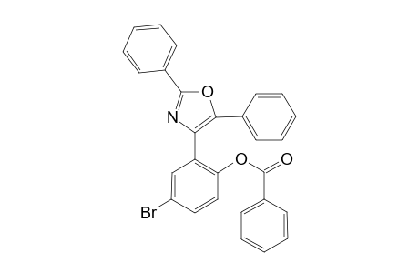 4-Bromo-2-(2,5-diphenyloxazol-4-yl)phenyl benzoate