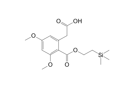 2-[3,5-dimethoxy-2-(2-trimethylsilylethoxycarbonyl)phenyl]acetic acid