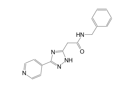 1H-1,2,4-triazole-5-acetamide, N-(phenylmethyl)-3-(4-pyridinyl)-