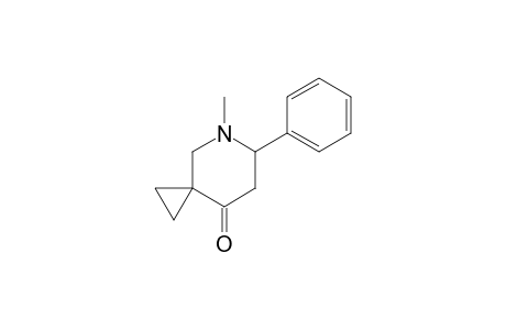 5-Methyl-6-phenyl-5-azaspiro[2.5]octan-8-one