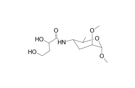 Methyl-3,4,6-trideoxy-4-(3-deoxy-l-glycero-tetronamido)-2-O-methyl.alpha.d-mannopyranoside