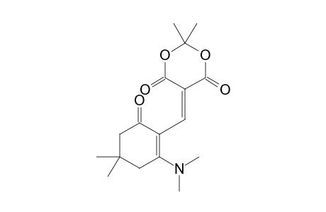 5-[[2-(dimethylamino)-4,4-dimethyl-6-oxidanylidene-cyclohexen-1-yl]methylidene]-2,2-dimethyl-1,3-dioxane-4,6-dione