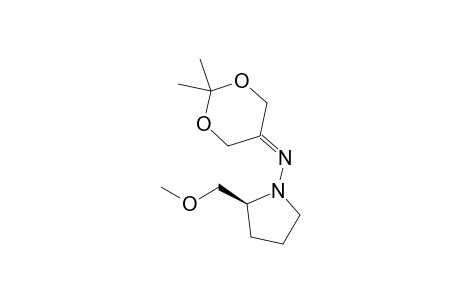(2,2-dimethyl-1,3-dioxan-5-ylidene)-[(2S)-2-(methoxymethyl)pyrrolidino]amine