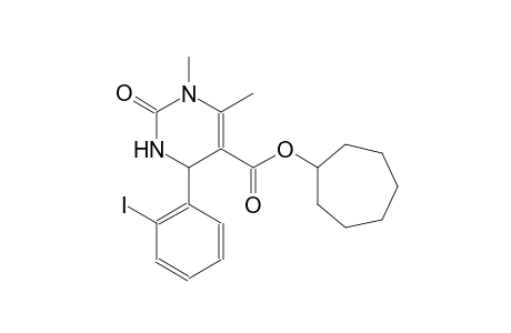 cycloheptyl 4-(2-iodophenyl)-1,6-dimethyl-2-oxo-1,2,3,4-tetrahydro-5-pyrimidinecarboxylate
