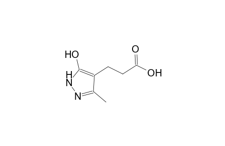 1H-pyrazole-4-propanoic acid, 5-hydroxy-3-methyl-