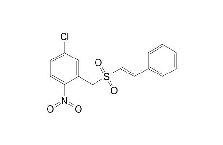 4-Chloro-1-nitro-2-[(.beta.-styrylsulfonyl)methyl]benzene