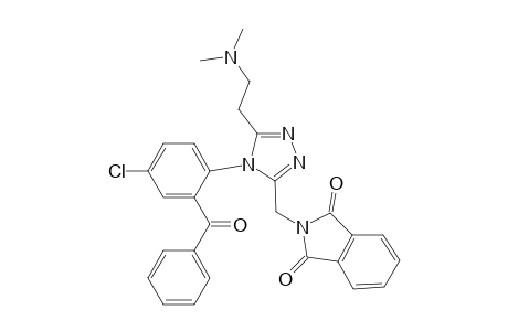 1H-Isoindole-1,3(2H)-dione, 2-[[4-(2-benzoyl-4-chlorophenyl)-5-[2-(dimethylamino)ethyl]-4H-1,2,4- triazol-3-yl]methyl]-