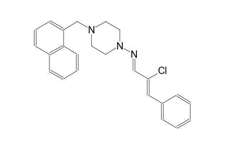 1-piperazinamine, N-[(E,2Z)-2-chloro-3-phenyl-2-propenylidene]-4-(1-naphthalenylmethyl)-