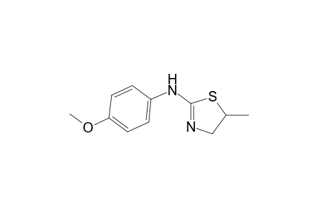 4-Methoxy-N-[(2E)-5-methyl-1,3-thiazolidin-2-ylidene]aniline