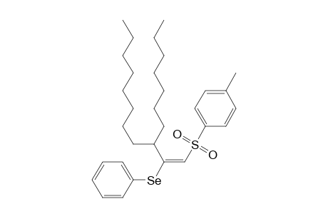 Benzene, 1-[[3-heptyl-2-(phenylseleno)-1-undecenyl]sulfonyl]-4-methyl-, (E)-