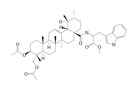 METHYL-N-(3-BETA,23-DIACETOXY-19-ALPHA-HYDROXY-URS-12-EN-28-OYL)-2-AMINO-3-(1H-INDOL-3-YL)-PROPIONATE
