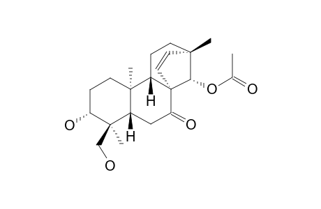 ENT-14-BETA-ACETOXYBEYER-3-BETA,18-DIHYDROXY-15-EN-7-ONE