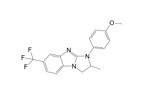 2-Methyl-1-(4-methoxyphenyl)-7-trifluoromethyl-2,3-dihydro-1H-imidazo[1,2-a]benzimidazole